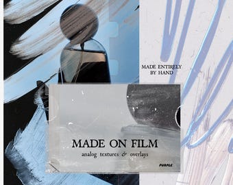 Analog Film Textures and Photo Overlays: Handmade Backgrounds