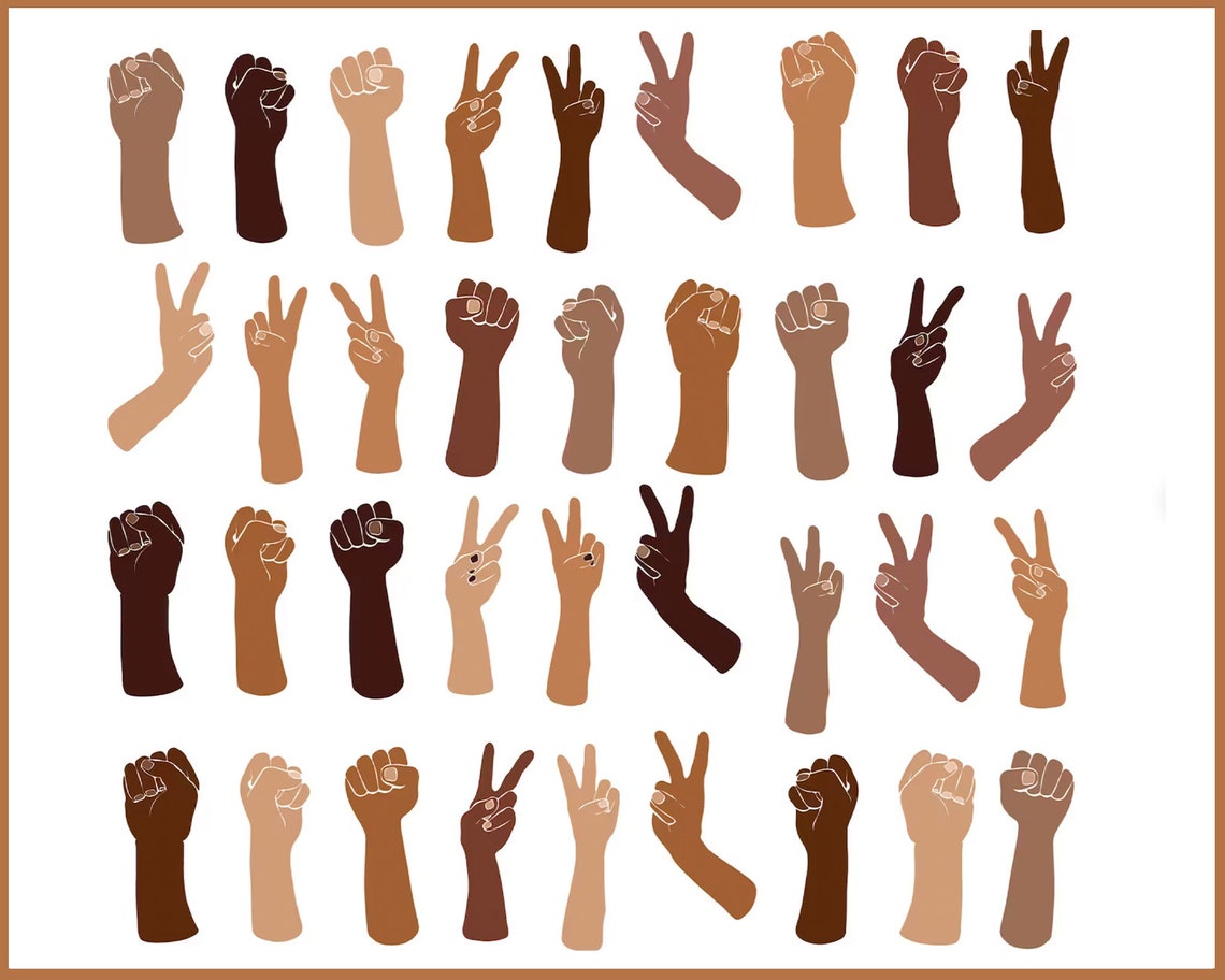 Power Fist, Hand Svg Clipart, Power Svg, Woman, Female Fist, Punch Svg ...