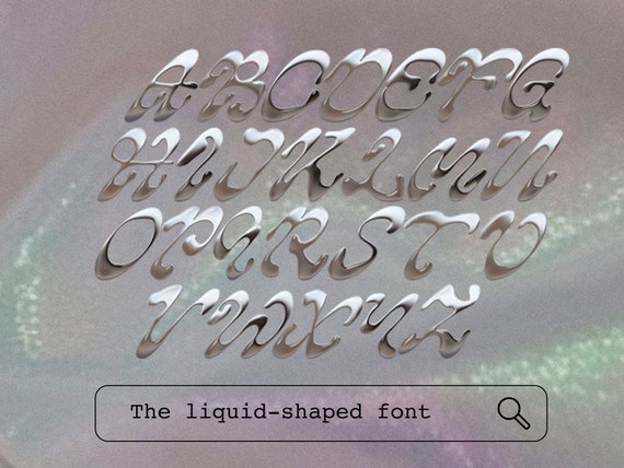 Bubble Letters Alphabet (19 Printable Font Styles)