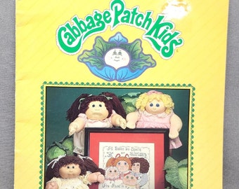 Vintage Cross Stitch Designs For Cabbage Patch Kids by Xavier Roberts Pattern Book #7677 Doll Clothes Accessories Cross Stitch Pattern Book