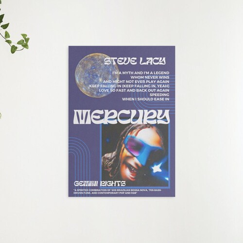 Affiche Steve Lacy Mercury (téléchargement numérique)