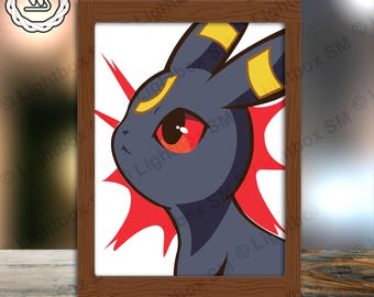Pokemon 80 - Paper Cut Light Box Template Files, Shadow Box, 3D Papercut Lightbox Svg File DIY, Cutting Cricut, Shadow Papercut