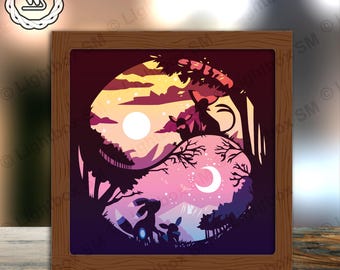 Pokemon P2 Paper Cut Light Box Template: 3D Shadow Box SVG (Digital Download)