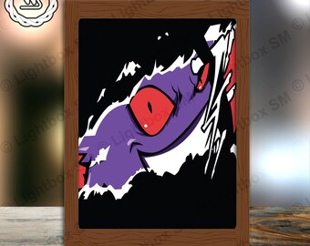 Pokemon 82  - Paper Cut Light Box Template Files, Shadow Box, 3D Papercut Lightbox Svg File DIY, Cutting Cricut, Shadow Papercut