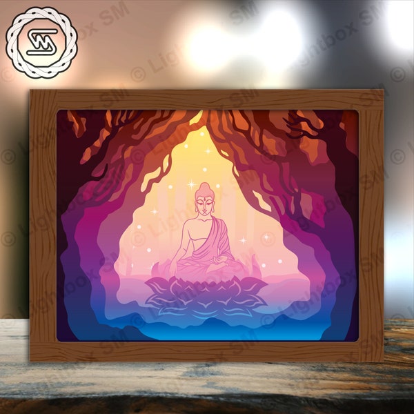 Meditating Buddha Paper Cut Light Box Template Files, Shadow Box, 3D Papercut Lightbox Svg File DIY, Cutting Cricut, Shadow Papercut Meditating Buddha Paper Cut Light Box Template Files, Shadow Box, 3D Papercut Lightbox Svg File DIY, Cutting Cricut, Shadow Papercut