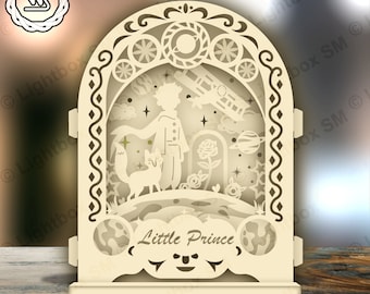Little Prince - Popup SVG Cutting File, Popup card SVG, Popup gift Cricut