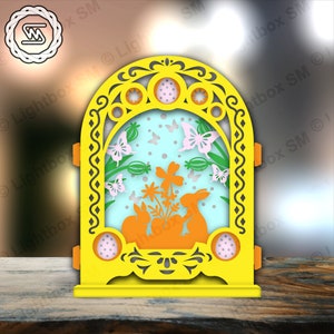 Pascua 1 - Popup SVG Cutting File, Popup card SVG, Popup gift Cricut
