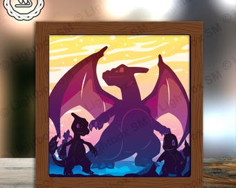 Pokemon 84 - Paper Cut Light Box Template Files, Shadow Box, 3D Papercut Lightbox Svg File DIY, Cutting Cricut, Shadow Papercut