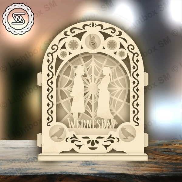 Wednesday Addams 3 - Popup SVG Cutting File, Popup card SVG, Popup gift Cricut Wednesday Addams 3 - Popup SVG Cutting File, Popup card SVG, Popup gift Cricut