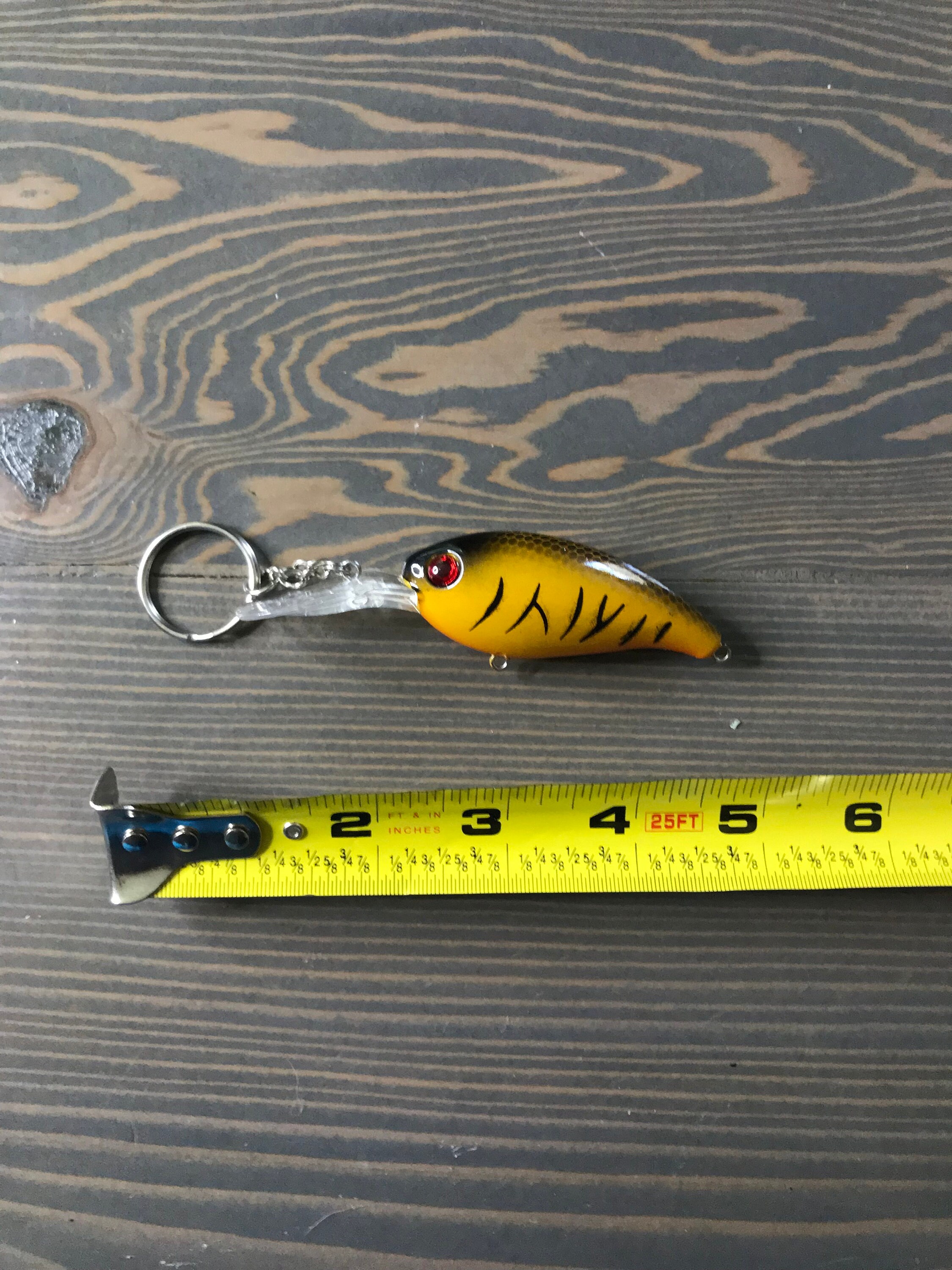 Fishing Lure Keychain Unique Keychains Etsy