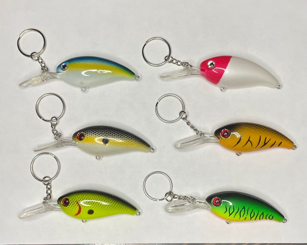 Fishing Lure Keychain Unique Keychains Etsy