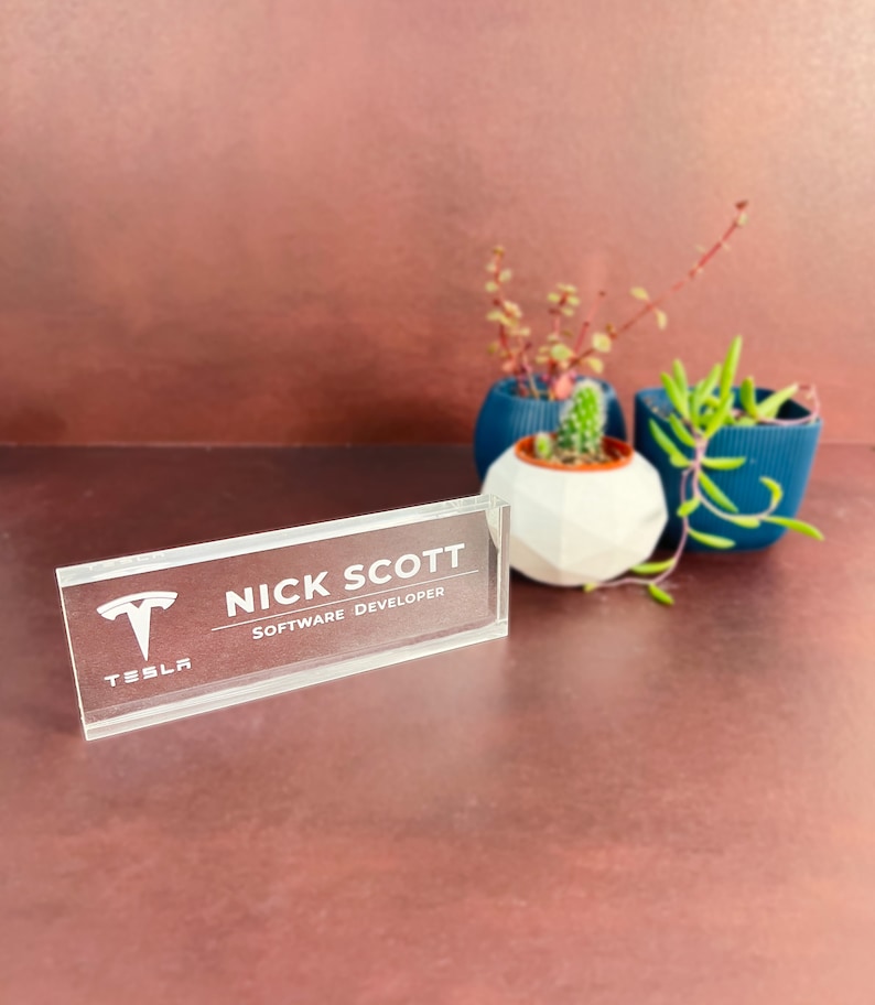 desk name plate	office desk plate	office desk sign	custom name plate	name plate	name sign	Personalized	Name Plaque	Personalized Sign	Teacher Name Plate	acrylic name plate	18th birthday gift	Boss Lady