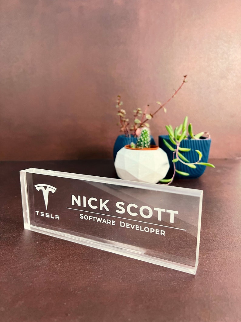 desk name plate	office desk plate	office desk sign	custom name plate	name plate	name sign	Personalized	Name Plaque	Personalized Sign	Teacher Name Plate	acrylic name plate	18th birthday gift	Boss Lady