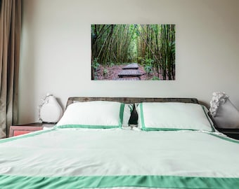Bamboo Forest - Stunning Hawaii Landscape | Maui, Hawaii Wall Art | Metal Print Wall Decor | Lava | Photography | Mountains | Royal Lahaina