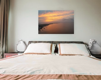 Fiery Sunset - Perdido Bay | Pensacola, Florida | Florida Photography | Gluf of Mexico | Boating | Wall Art | Home Decor | Metal Print