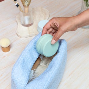 Caixa para sabonete líquido e shampoo | Estojo para viagem e armazenamento