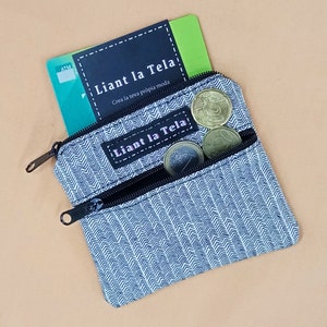 Monedero de tela,monedero de tela estampado , monedero con cremallera, monedero billetera, cartera de tela