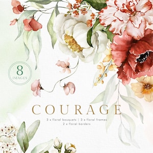 Aquarel Perzik Roze Blush Groene eucalyptus boeket bloemen huwelijksuitnodiging bloemen clipart png rode bladeren rose wit bordeaux kunst krans