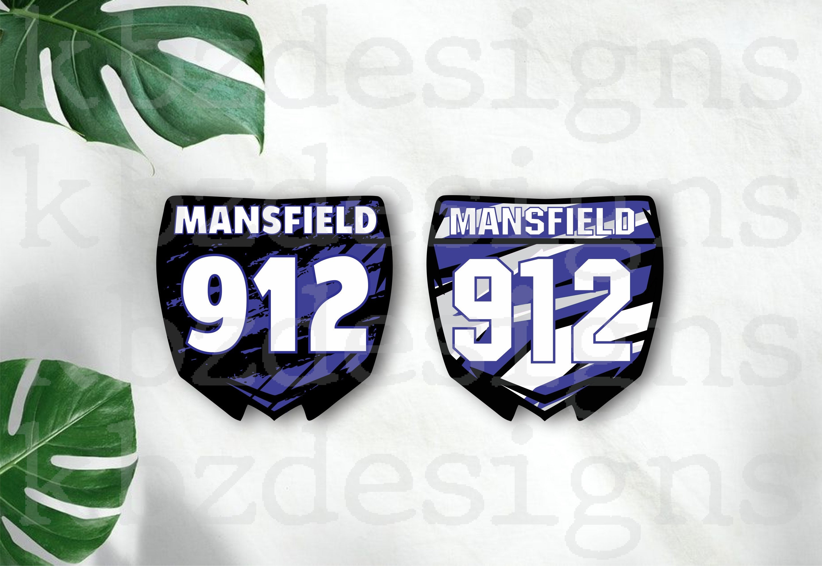 Custom Motocross Number Plate Sticker: Dirt Bike Gifts - Etsy