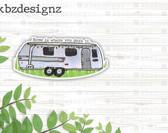 Trailer Sticker: Waterproof Camping Decal - Nature Lover Gift