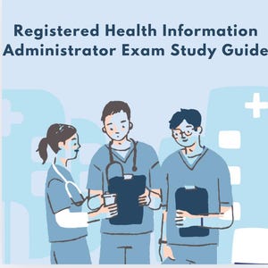 RHIA Exam Test Bundle | Registered Health Information Administrator Exam Study Guide