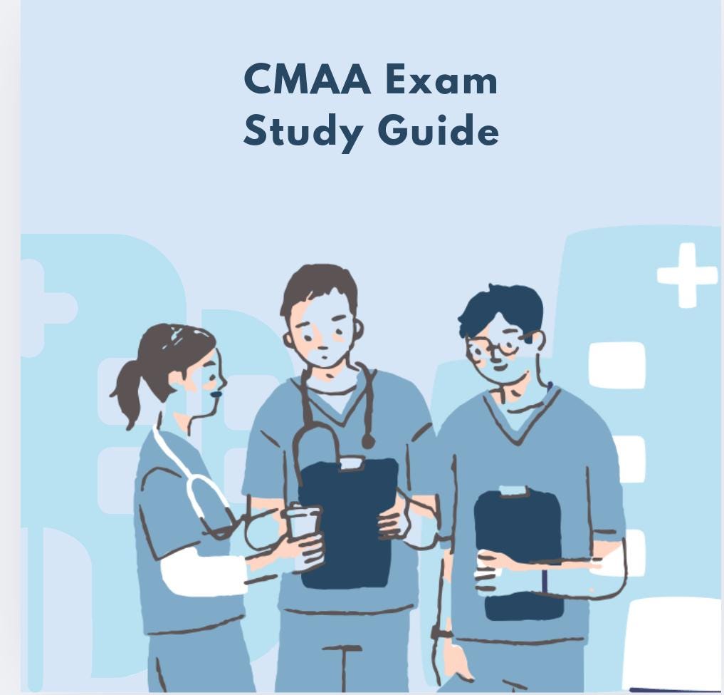 NHA CMAA Certification Exam Study Guide CMAA Exam Study Guide Bundle