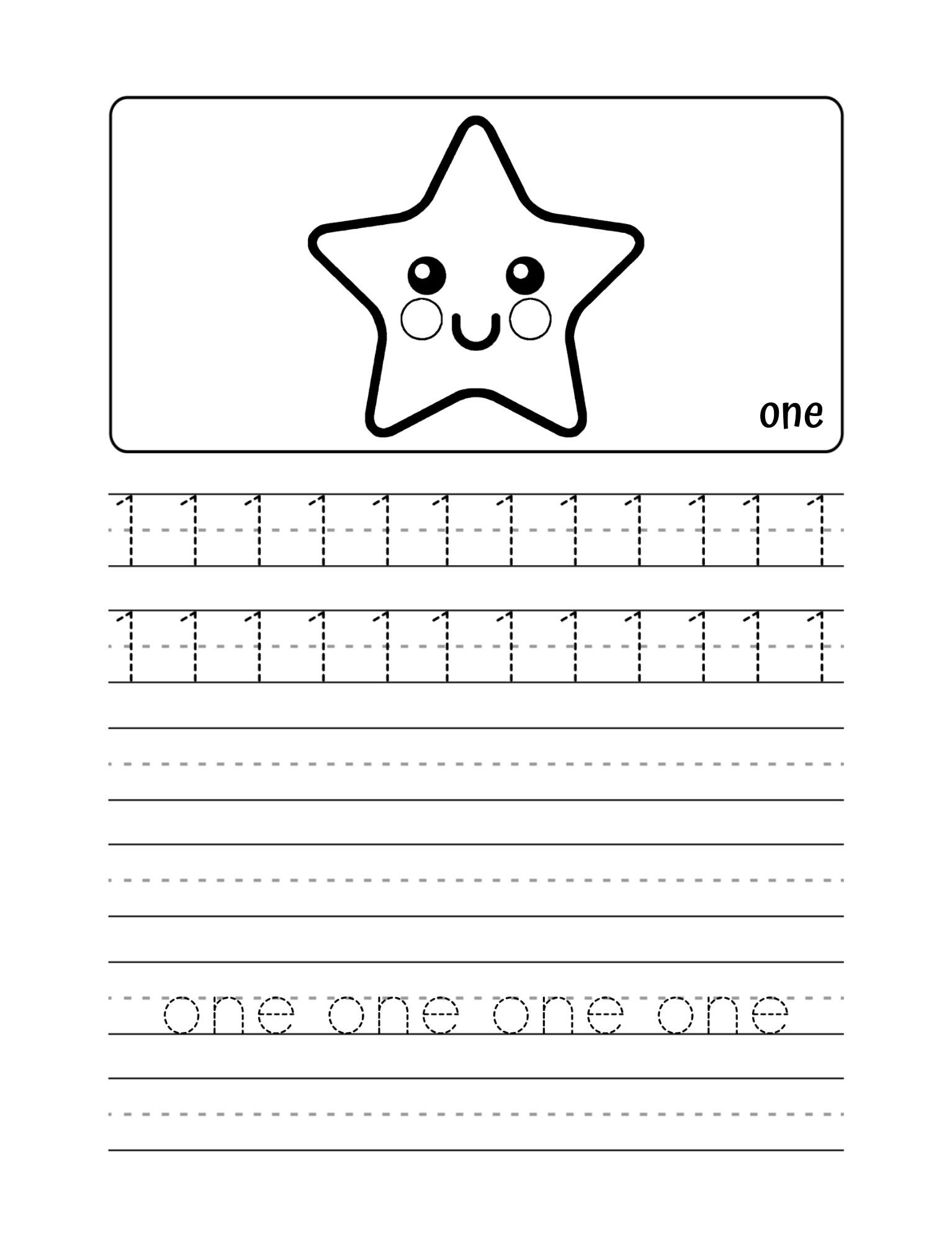 Number Tracing 1-30 | Handwriting Practice, Preschool & Kindergarten ...
