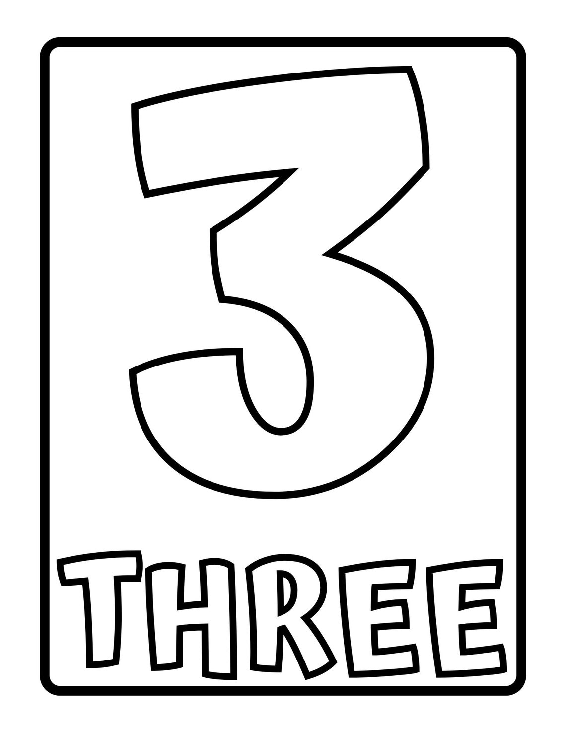 Numbers Printable Pages 1 to 30 Numbers Coloring Pages for Kids and