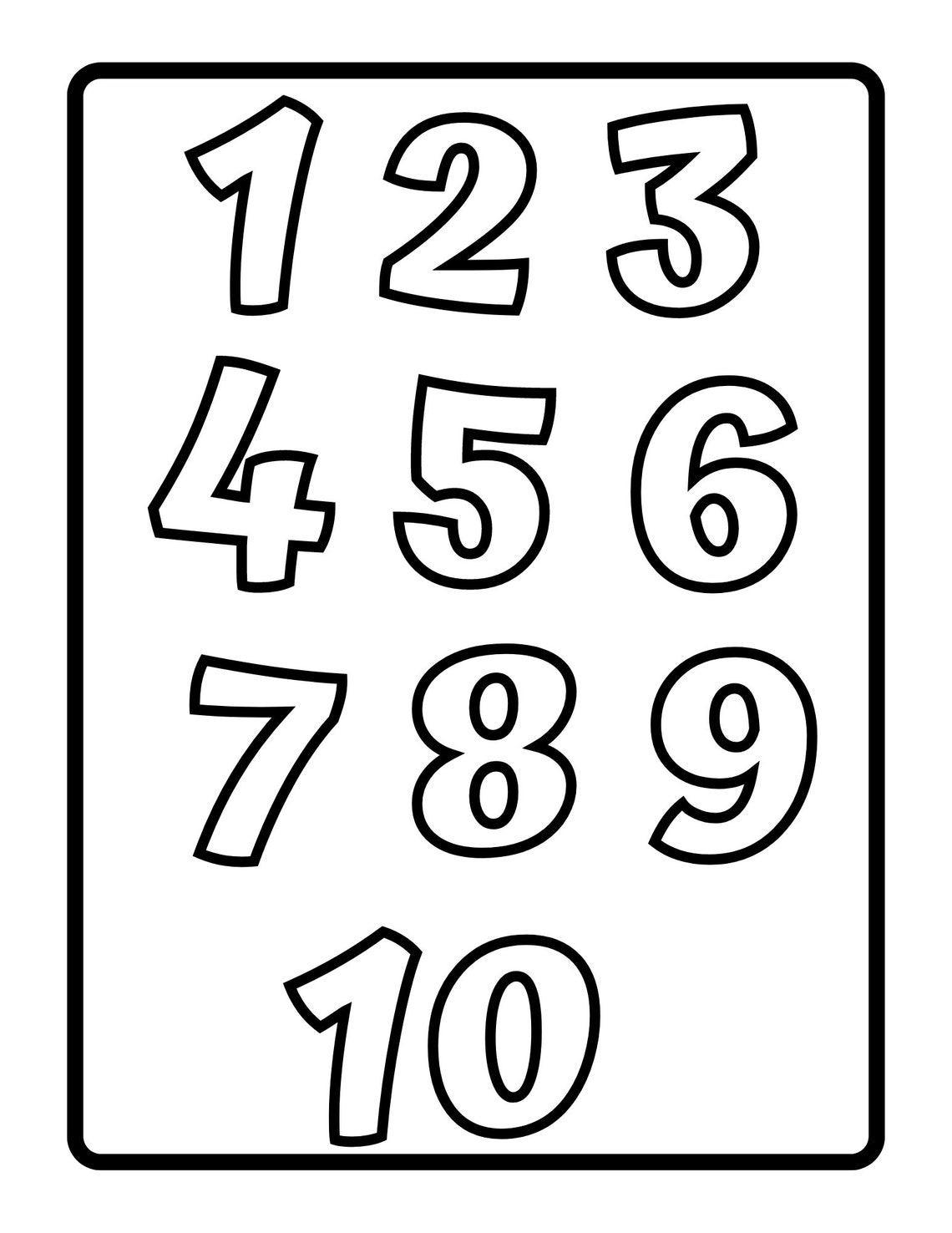 Numbers Printable Pages 1 to 30 Numbers Coloring Pages for - Etsy