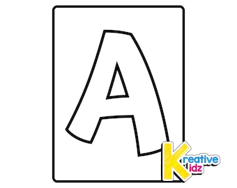 Alphabet Coloring Pages | Uppercase ABC Printable (PDF Download)