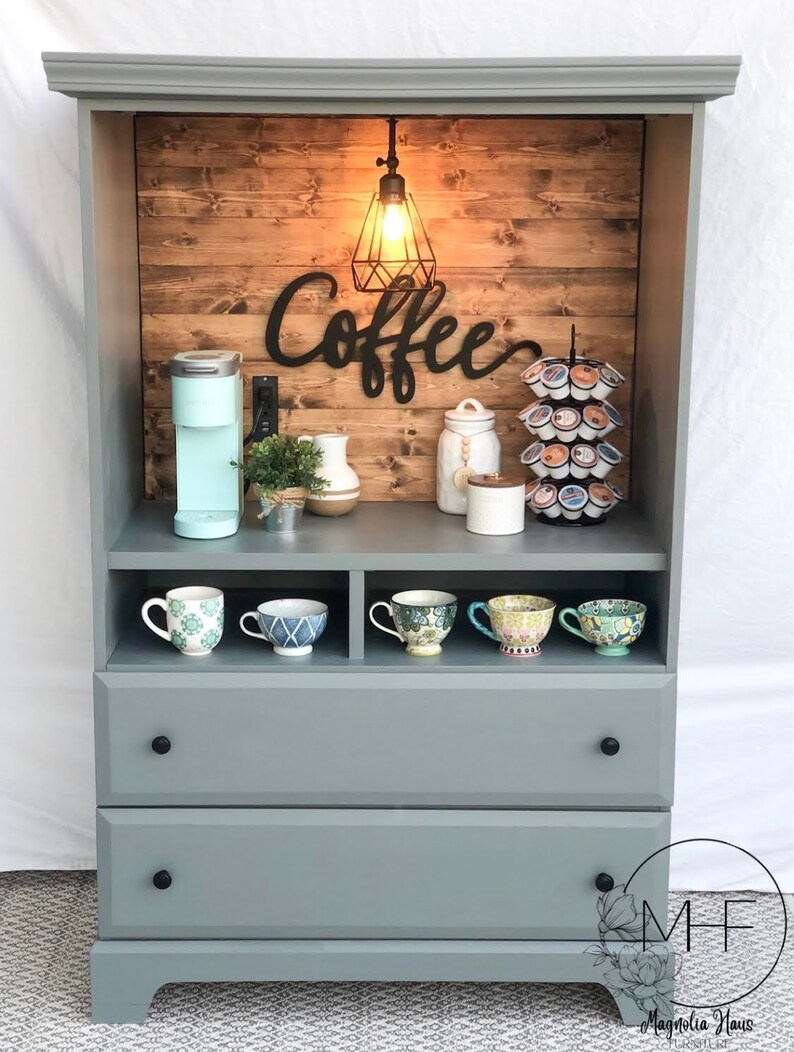 Available Custom Armoire Coffee Bar Beverage Bar Liquor Etsy