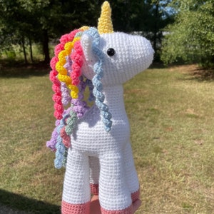 Crochet Unicorn Plushie Toy | Crochet Gift | Unicorn Gift I  Baby Gift I Baby Shower Gift I Birthday Gift I Nursery Decor
