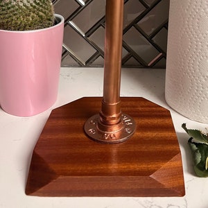 Housewarming Gift - Kitchen Accessories - Home Decor - Wooden Paper Towel Holder - Hardwood Kitchen Decor - Gift for mom - First Home Gifts