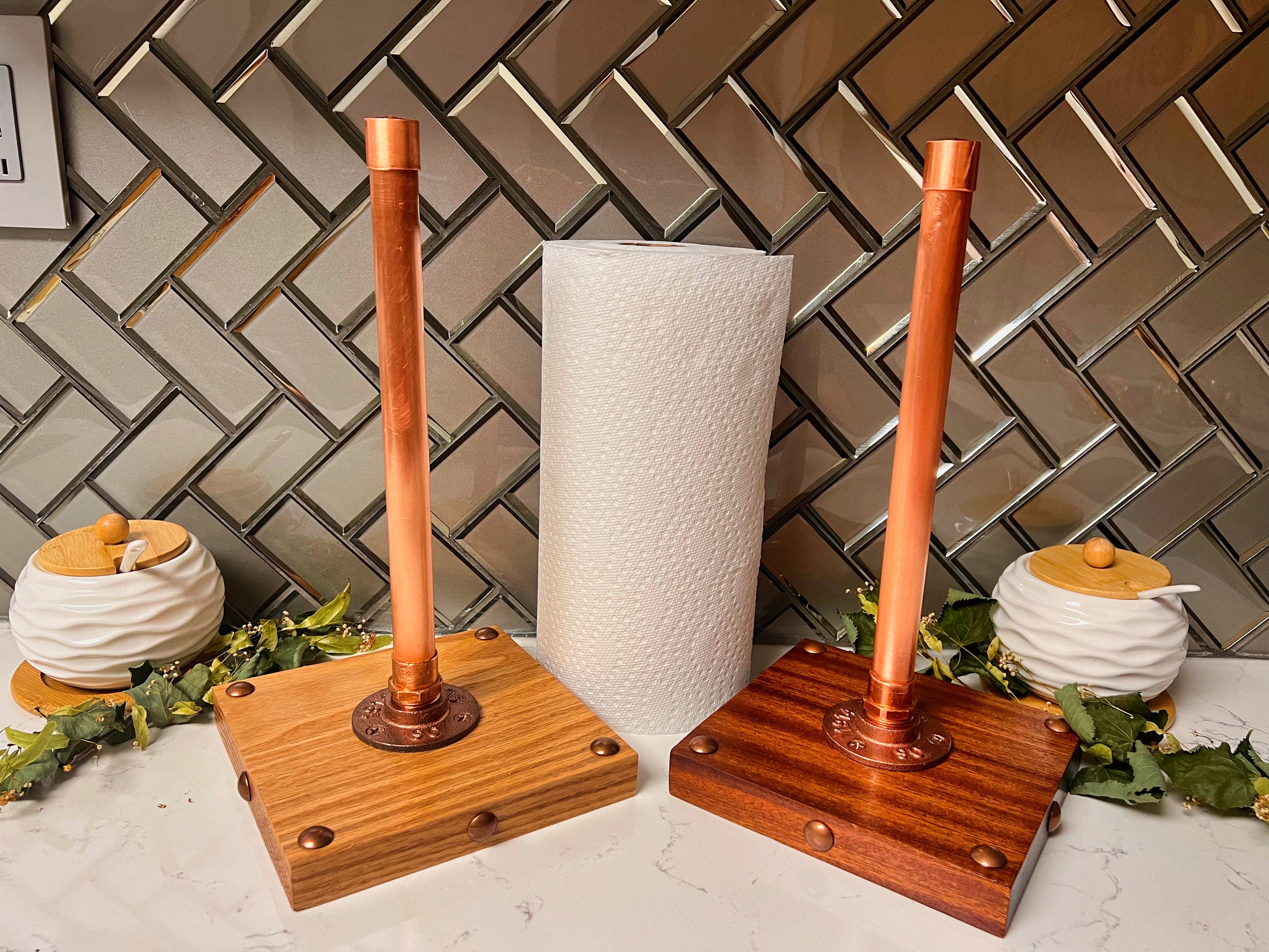 Copper Paper Towel Holder Etsy