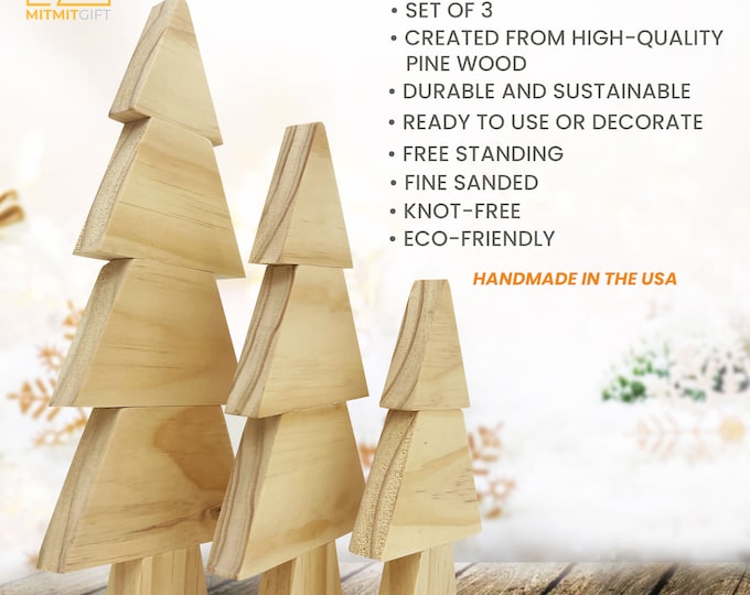 Christmas Trees, New Year Trees, Holiday Mantle Decor, Christmas Centerpiece, DIY Christmas Craft, Farmhouse Home Decoration, Holiday Gift