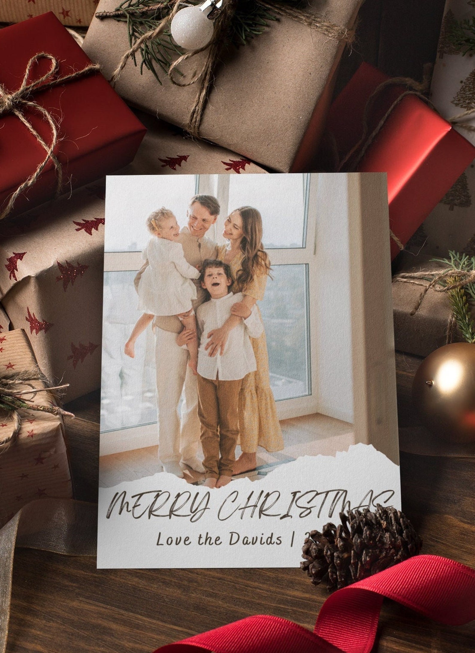 Family Christmas Card Template Christmas Card Minimal Etsy Family Christmas Card Template Christmas Card Minimal Etsy