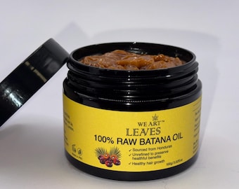 Kit de soins capillaires Batana bio, beurre de batana brut et gouttes d'huile