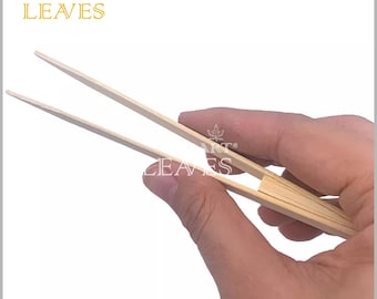 Gilding Bamboo Tweezers, for Gold Leaf and Imitation Gold Leaf - Wood Tweezers - Wood Clip 12 cm - Anti-static Tweezers