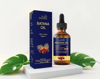 Organic Batana Hair Care Kit, Raw Batana Butter & Oil Drops