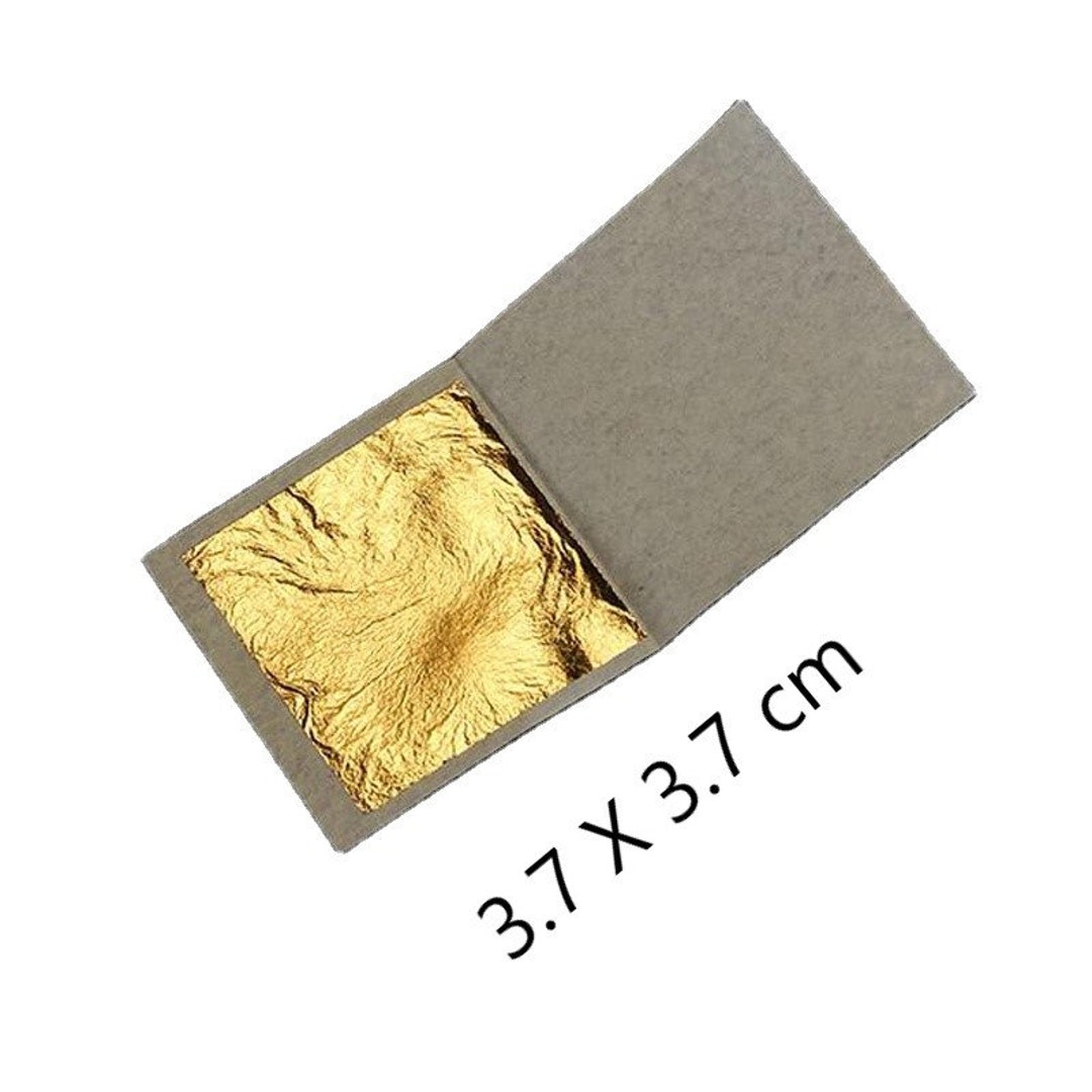 Edible Gold Leaf Leaf Size 3 X 3 Cm 24 K Genuine Gold Leaf UK Etsy
