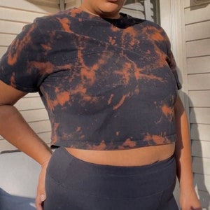 Custom Dyed Crop Tee