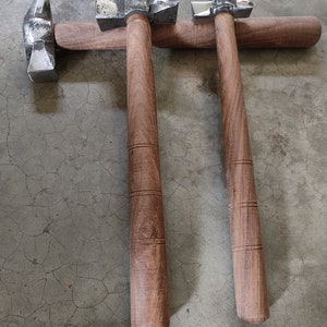 Heavy Iron home use Hammer Blacksmith Wooden SET OF 3 hammer