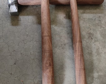 Heavy Iron home use Hammer Blacksmith Wooden SET OF 3 hammer