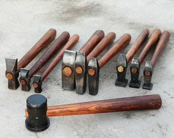 Heavy Small Set of 10 Black Iron Hammer Blacksmith Useful Item