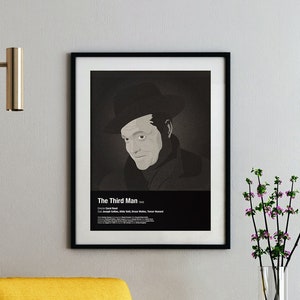 Film Noir Print - The Third Man (1949) - Orson Welles, Graham Greene