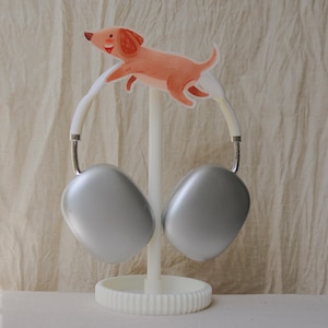 Dachshund Headphone Stand - Headset Holder Cute-Gamer Girl Decor-Gaming Accessories Cute