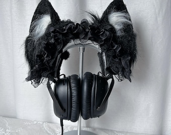Niedliche Kopfhörerhülle mit Hundeohren-Motiv, passend für AirPods Max, Sony XM6, Hyper X und andere Kopfhörer. Ideal als Geschenk für Gamer.