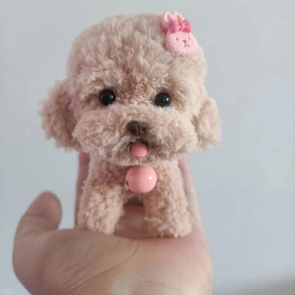 Miniature Dog,Wool Stem dog for Blythe Ob11 doll, doll dog