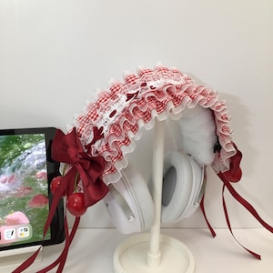 Funda para auriculares adorable, protector de diadema de felpa kawaii, accesorio para gamers, decoración de escritorio, estilo femenino, Cutecore, regalos para gamers