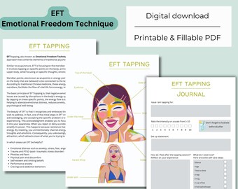 EMOTIONAL FREEDOM Technique Journal, EFT Digital Journal Printable ...